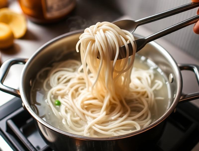 Cook the noodles