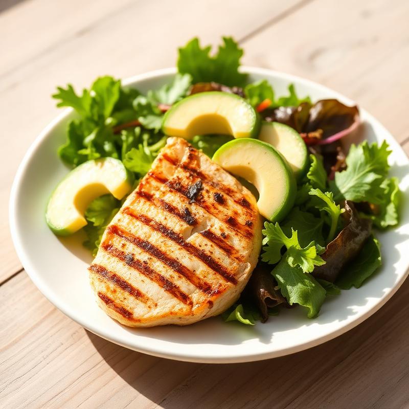 Grilled Chicken & Greens