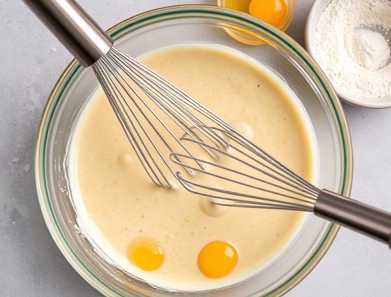 Mix the batter