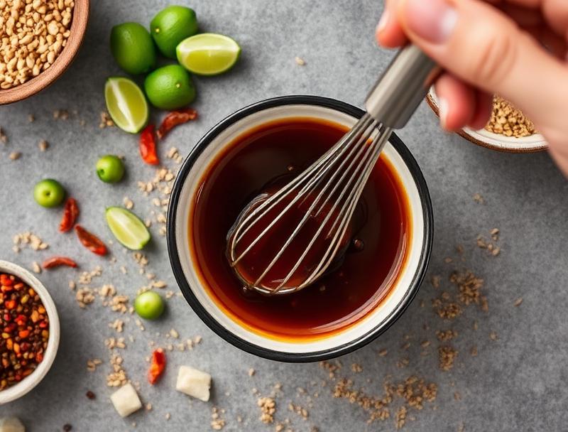 Whisk the sauce