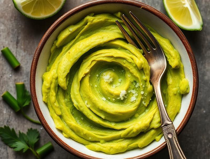 Smash the avocado